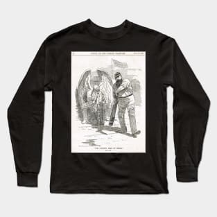 50 years of W G Grace punch cartoon 1898 Long Sleeve T-Shirt